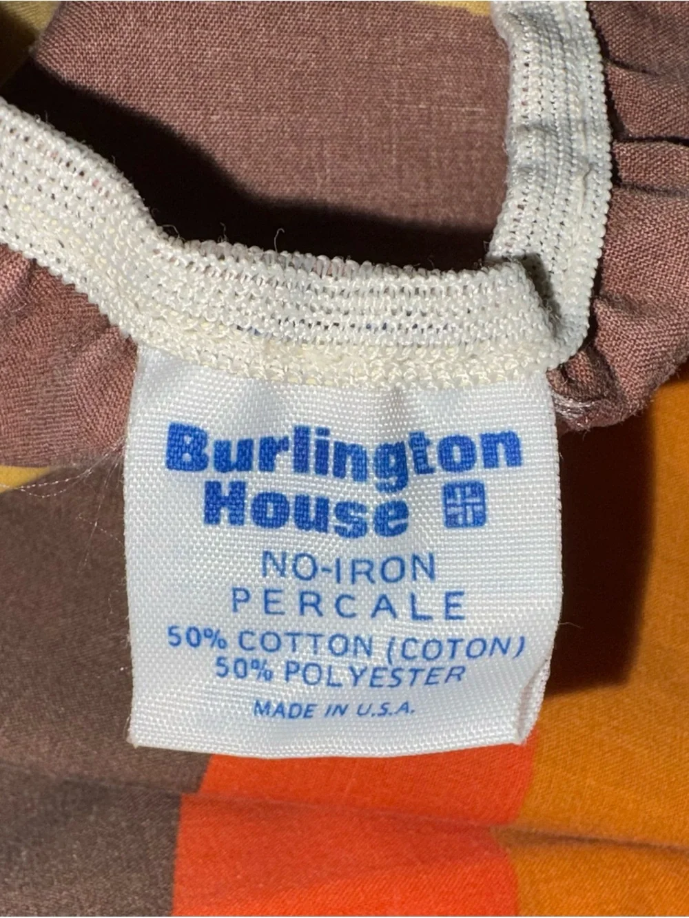 Vintage Burlington House Desert Vibrant Sunset Twin Percale Set